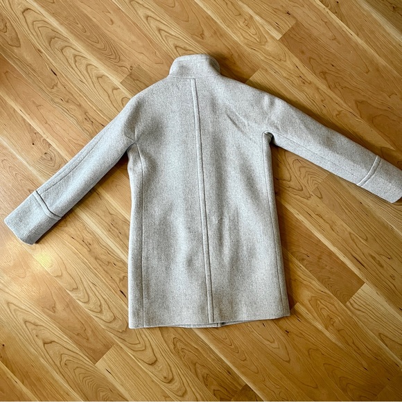 Chic J. Crew Gray Wool Coat - Picture 5 of 6